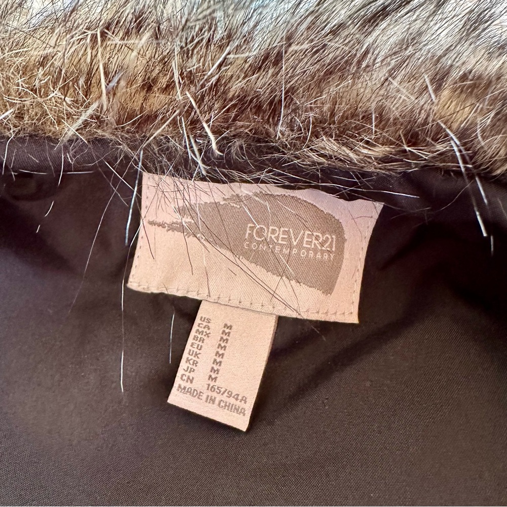 Forever 21 Brown Faux Fur Teddy Jacket - Picture 6 of 6